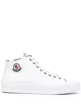 Высокие кеды Lissex Moncler, белый