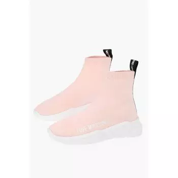 Высокие кеды LOVE Sock GOMMA35 с логотипом Moschino, Multicolor