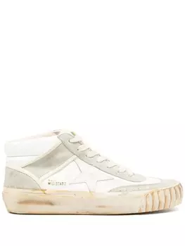 Высокие кеды Mid Star Golden Goose, белый
