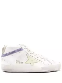 Высокие кеды Mid Star GOLDEN GOOSE, белый