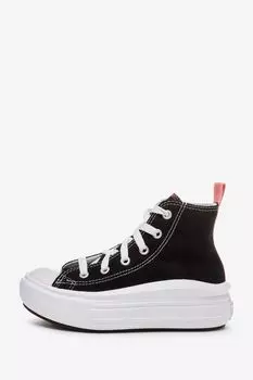 Высокие кеды Move Junior на платформе Converse, черный