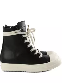 Высокие кеды на шнуровке Rick Owens, черный