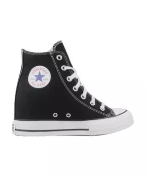 Высокие кеды на танкетке Converse, черный