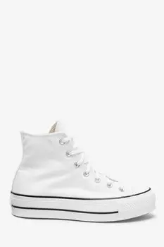 Высокие кеды Pale Lift на платформе Converse, белый