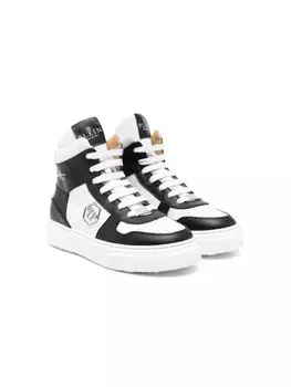 Высокие кеды Philipp Plein Junior, белый