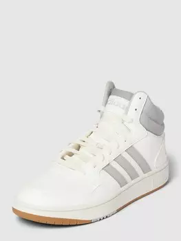 Высокие кеды с контрастной отделкой модель HOOPS 3.0 MID ADIDAS SPORTSWEAR, белый