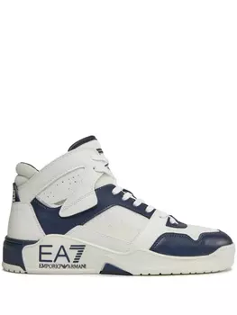 Высокие кеды с логотипом Ea7 Emporio Armani, белый
