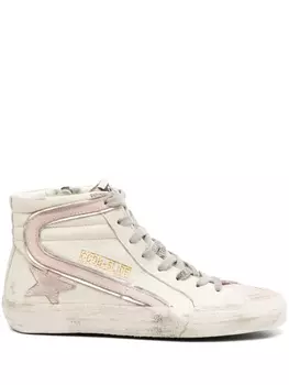 Высокие кеды с логотипом Golden Goose, нейтральный