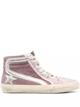 Высокие кеды Slide GOLDEN GOOSE, розовый
