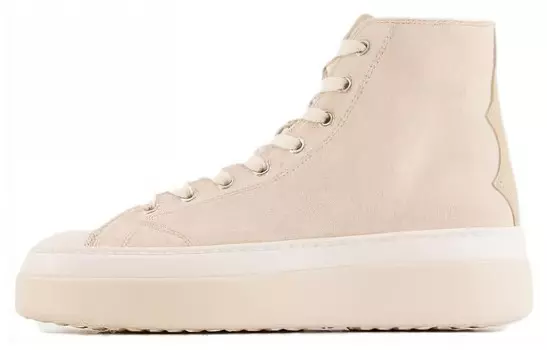 Высокие кеды со шнуровкой Isabel Marant, бежевый