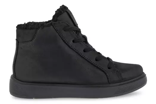 Высокие кеды Street Tray K до щиколотки Ecco, черный
