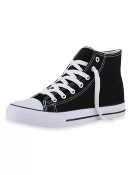 Высокие кеды Van Hill High-Top Sneakers Amelia, черный