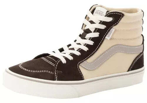 Высокие кеды VANS High-Top Sneakers, цвет cream/light beige/chocolate