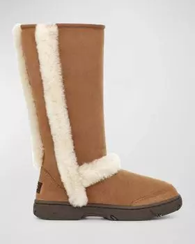 Высокие классические ботинки из овчины Sunburst UGG, цвет Chestnut