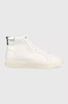 Высокие кожаные кроссовки Vulc Calvin Klein, белый