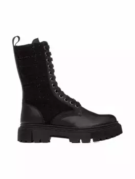 Высокие кожаные сапоги Missouri, черный