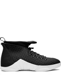 Высокие кроссовки Air Jordan 15 Retro Woven, черный