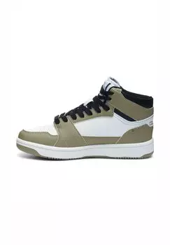 Высокие кроссовки Basil Mid Logo Kappa, цвет beige bianco nero