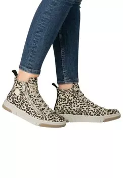 Высокие кроссовки BASKETS MODE Rieker, коричневый