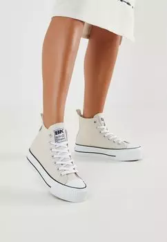 Высокие кроссовки British Knights, бежевый