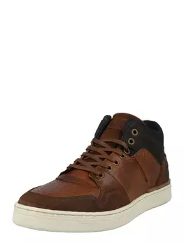 Высокие кроссовки Bullboxer, коричневый/темно-коричневый