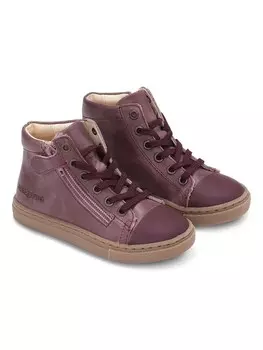 Высокие кроссовки Bundgaard Leder Rie Lace, фиолетовый