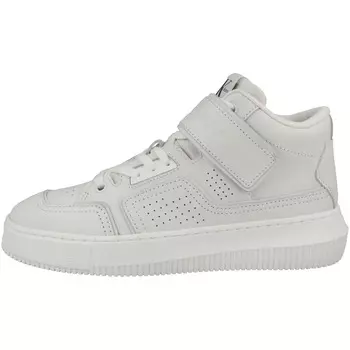 Высокие кроссовки Calvin Klein mid Jeans Chunky Cupsole Laceup Mid, белый