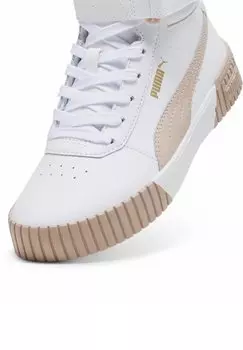 Высокие кроссовки Carina 2 0 Mid Puma, цвет white rose quartz gold