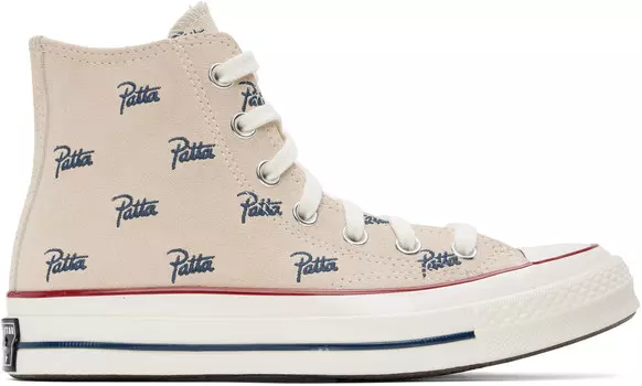 Высокие кроссовки Chuck 70 от Off-White Patta Edition Converse