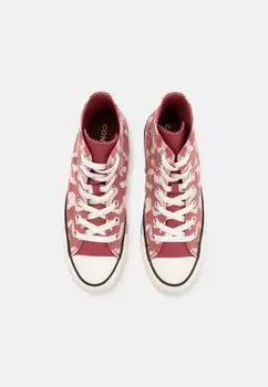 Высокие кроссовки CHUCK TAYLOR ALL STAR LEOPARD REMIX Converse, бежевый