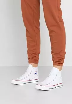 Высокие кроссовки Converse на шнуровке, белый