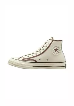 Высокие кроссовки Converse, бежевый