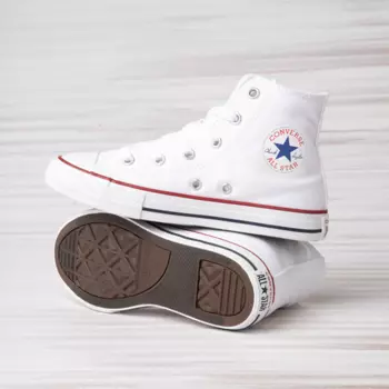 Высокие кроссовки Converse Chuck Taylor All Star - Little Kid, белый