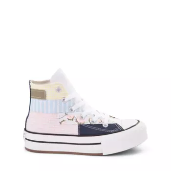 Высокие кроссовки Converse Chuck Taylor All Star Lift - Little Kid, цвет Picnic Patchwork