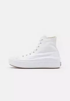 Высокие кроссовки Converse Chuck Taylor All Star Move, белый / натуральная слоновая кость