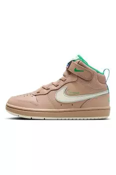Высокие кроссовки Court Borough Nike, коричневый