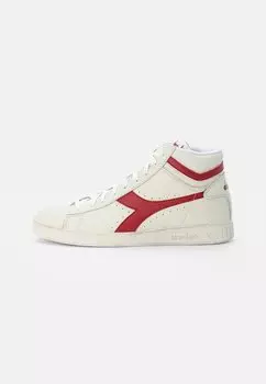 Высокие кроссовки Diadora Game Unisex, белый/красный