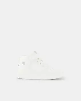 Высокие кроссовки для девочек в форме корзинки с застежкой-липучкой и молнией Xti, белый