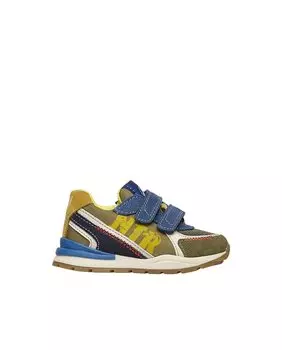 Высокие кроссовки для мальчика из замши и повседневной технической ткани Naturino