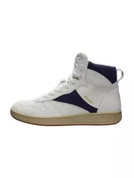 Высокие кроссовки ethletic, цвет chalk white | ocean blue