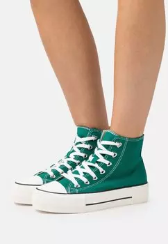 Высокие кроссовки Even&Odd, зеленый