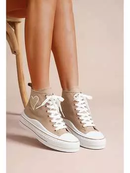 Высокие кроссовки Foreverfolie, бежевый
