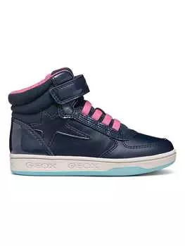 Высокие кроссовки Geox, цвет dunkelblau/pink