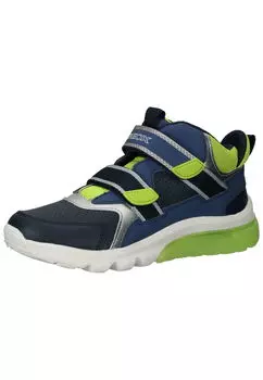 Высокие кроссовки Geox, цвет Navy/Lime