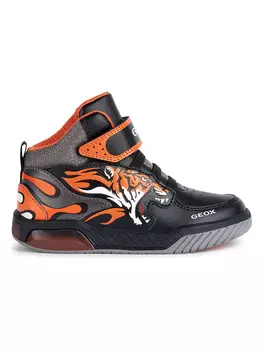 Высокие кроссовки Geox, цвет schwarz/orange