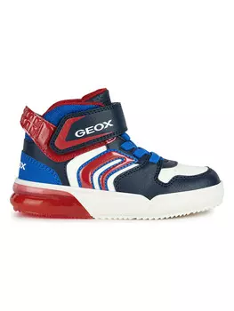 Высокие кроссовки Geox, цвет schwarz/rot
