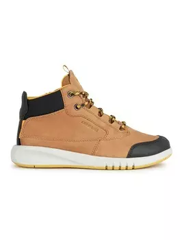 Высокие кроссовки Geox Sneakers Aeranter, цвет Hellbraun/Schwarz