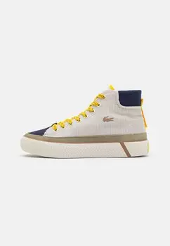 Высокие кроссовки Gripshot Mid Unisex Lacoste, цвет off white/navy
