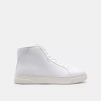 Высокие кроссовки High Line COACH, цвет optic white