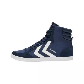 Высокие кроссовки Hmlslimmer Stadil унисекс HUMMEL, темный бензин/темно-синий/белый